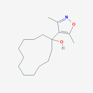 molecular formula C17H29NO2 B327289 1-(3,5-Dimethyl-4-isoxazolyl)cyclododecanol 