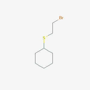 [(2-Bromoethyl)sulfanyl]cyclohexane