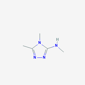 molecular formula C5H10N4 B3272918 N,4,5-trimethyl-4H-1,2,4-triazol-3-amine CAS No. 57561-17-8