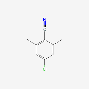 molecular formula C9H8ClN B3272919 4-Chloro-2,6-dimethylbenzonitrile CAS No. 5757-67-5