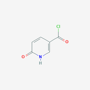 molecular formula C6H4ClNO2 B3272941 6-Hydroxynicotinoyl chloride CAS No. 57659-03-7