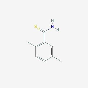 molecular formula C9H11NS B3273013 Benzenecarbothioamide, 2,5-dimethyl- CAS No. 57774-78-4