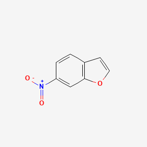molecular formula C8H5NO3 B3273030 6-Nitrobenzofuran CAS No. 57786-33-1