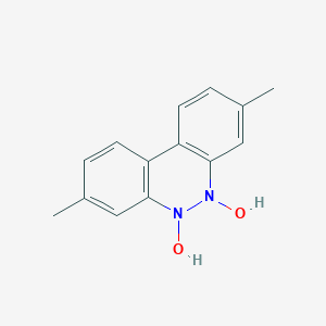 molecular formula C14H14N2O2 B327306 3,8-Dimethylbenzo[c]cinnoline-5,6-diol 