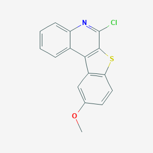 molecular formula C16H10ClNOS B327311 6-Chloro-10-methoxy[1]benzothieno[2,3-c]quinoline 