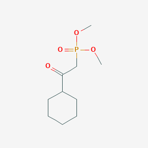 molecular formula C10H19O4P B3273111 Dimethyl (2-cyclohexyl-2-oxoethyl)phosphonate CAS No. 58009-66-8