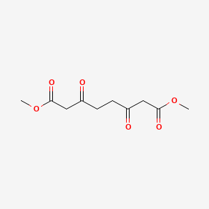 molecular formula C10H14O6 B3273132 Dimethyl 3,6-dioxooctanedioate CAS No. 58096-39-2