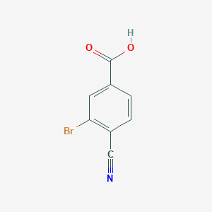 molecular formula C8H4BrNO2 B3273153 3-Bromo-4-cyanobenzoic acid CAS No. 581213-69-6