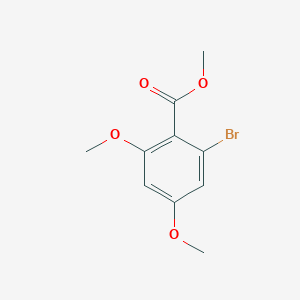 molecular formula C10H11BrO4 B3273156 Methyl 2-bromo-4,6-dimethoxybenzoate CAS No. 58137-79-4