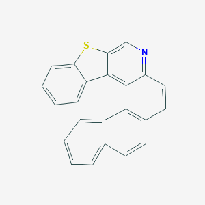 molecular formula C23H13NS B327318 [1]Benzothieno[2,3-c]naphtho[1,2-f]quinoline 