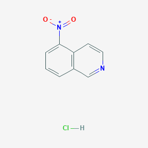 molecular formula C9H7ClN2O2 B3273190 5-Nitroisoquinoline;hydrochloride CAS No. 58142-58-8