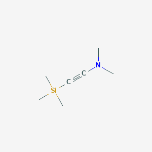 molecular formula C7H15NSi B3273196 Dimethyl[2-(trimethylsilyl)ethynyl]amine CAS No. 58144-94-8
