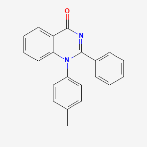 molecular formula C21H16N2O B3273216 2-Phenyl-1-(p-tolyl)quinazolin-4(1H)-one CAS No. 58217-26-8