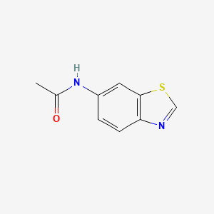 molecular formula C9H8N2OS B3273223 N-(1,3-benzothiazol-6-yl)acetamide CAS No. 58249-63-1