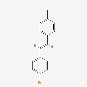 molecular formula C15H13B B3273246 (E)-4-Bromo-4'-methylstilbene CAS No. 58358-52-4