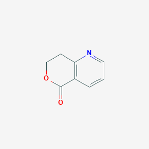 molecular formula C8H7NO2 B3273358 7,8-Dihydropyrano[4,3-b]pyridin-5-one CAS No. 5860-72-0