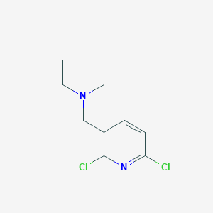 molecular formula C10H14Cl2N2 B3273367 [(2,6-Dichloropyridin-3-yl)methyl]diethylamine CAS No. 58624-17-2