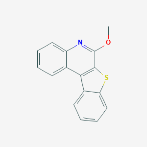 molecular formula C16H11NOS B327338 2,3-dihydrospiro[4H-chromene-2,1'-cyclododecane]-4-one 