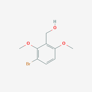 molecular formula C9H11BrO3 B3273380 (3-Bromo-2,6-dimethoxyphenyl)methanol CAS No. 586392-15-6
