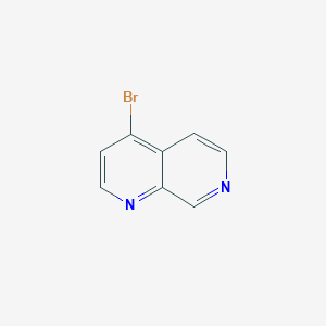 molecular formula C8H5BrN2 B3273393 4-Bromo-1,7-naphthyridine CAS No. 58680-40-3