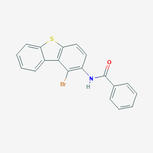 molecular formula C19H12BrNOS B327344 N-(1-bromodibenzo[b,d]thien-2-yl)benzamide 