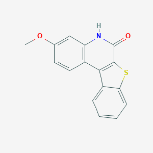 molecular formula C16H11NO2S B327345 3-methoxy[1]benzothieno[2,3-c]quinolin-6(5H)-one 