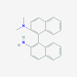 molecular formula C22H20N2 B3273457 N2,N2-Dimethyl[1,1'-binaphthalene]-2,2'-diamine CAS No. 587838-62-8