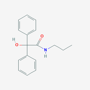 molecular formula C17H19NO2 B327347 N-Propylbenzilamide 