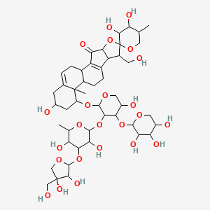 molecular formula C47H70O24 B3273499 Trillenoside A CAS No. 58809-09-9