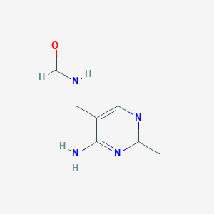 molecular formula C7H10N4O B032735 N-[(4-氨基-2-甲基嘧啶-5-基)甲基]甲酰胺 CAS No. 1886-34-6