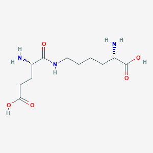 molecular formula C11H21N3O5 B3273559 H-Lys(retro-Glu-H)-OH CAS No. 5891-46-3