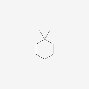 molecular formula C8H16 B3273568 1,1-Dimethylcyclohexane CAS No. 590-66-9