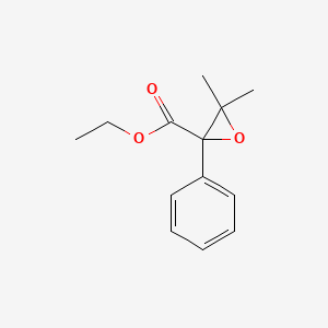 molecular formula C13H16O3 B3273610 ethyl 3,3-diMethyl-2-phenyloxirane-2-carboxylate CAS No. 59070-02-9