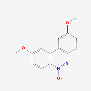 molecular formula C14H12N2O3 B327364 2,9-Dimethoxybenzo[c]cinnoline 5-oxide 