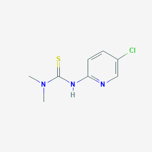molecular formula C8H10ClN3S B3273643 N'-(5-Chloropyridin-2-yl)-N,N-dimethylthiourea CAS No. 59180-95-9