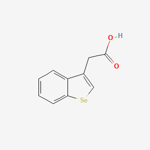 molecular formula C10H8O2Se B3273650 苯并[b]硒吩-3-乙酸 CAS No. 59227-46-2