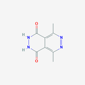 molecular formula C8H8N4O2 B327366 4-hydroxy-5,8-dimethylpyridazino[4,5-d]pyridazin-1(2H)-one 