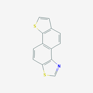 molecular formula C13H7NS2 B327367 Thieno[2',3':5,6]naphtho[1,2-d][1,3]thiazole 