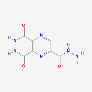 molecular formula C7H8N6O3 B327368 5,8-Dioxo-4a,5,6,7,8,8a-hexahydropyrazino[2,3-d]pyridazine-2-carbohydrazide 