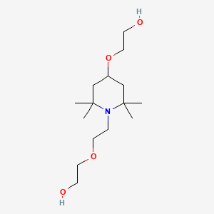 2-[2-[4-(2-hydroxyethoxy)-2,2,6,6-tetramethylpiperidin-1-yl]ethoxy]ethanol