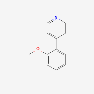 molecular formula C12H11NO B3273799 4-(2-Methoxyphenyl)pyridine CAS No. 5958-00-9