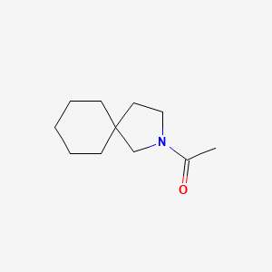 molecular formula C11H19NO B3273831 1-(2-Azaspiro[4.5]decan-2-yl)ethanone CAS No. 596122-15-5