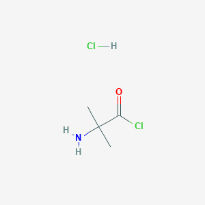 molecular formula C4H9Cl2NO B3273843 2-Amino-2-methylpropanoyl chloride hydrochloride CAS No. 59660-95-6
