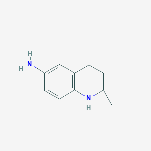 molecular formula C12H18N2 B3273855 2,2,4-Trimethyl-1,2,3,4-tetrahydroquinolin-6-amine CAS No. 5969-20-0