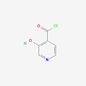 molecular formula C6H4ClNO2 B3273892 4-Pyridinecarbonyl chloride, 3-hydroxy- CAS No. 59793-46-3