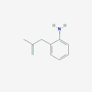 molecular formula C10H13N B3273903 2-(2-Methylallyl)aniline CAS No. 59816-87-4
