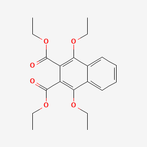molecular formula C20H24O6 B3273959 Diethyl 1,4-diethoxynaphthalene-2,3-dicarboxylate CAS No. 59883-08-8