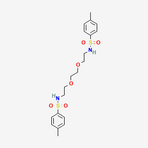 molecular formula C20H28N2O6S2 B3273998 4-methyl-N-[2-[2-[2-[(4-methylphenyl)sulfonylamino]ethoxy]ethoxy]ethyl]benzenesulfonamide CAS No. 59945-35-6