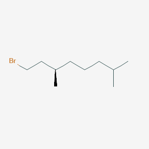 molecular formula C10H21B B3274003 (R)-1-bromo-3,7-dimethyloctane CAS No. 59965-20-7