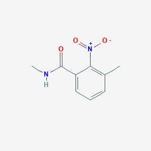 molecular formula C9H10N2O3 B3274029 N,3-dimethyl-2-nitrobenzamide CAS No. 600126-70-3